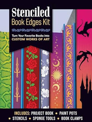 Stenciled Book Edges Kit
