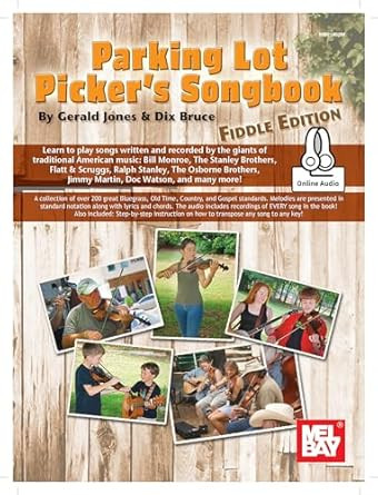 Parking Lot Picker's Songbook - Fiddle Edition with Online Audio