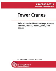 ASME B30.3-2019: Tower Cranes