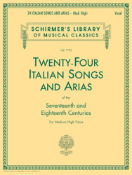 Twenty-Four Italian Songs and Arias of the Seventeenth and