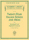 Twenty-Four Italian Songs and Arias of the Seventeenth and