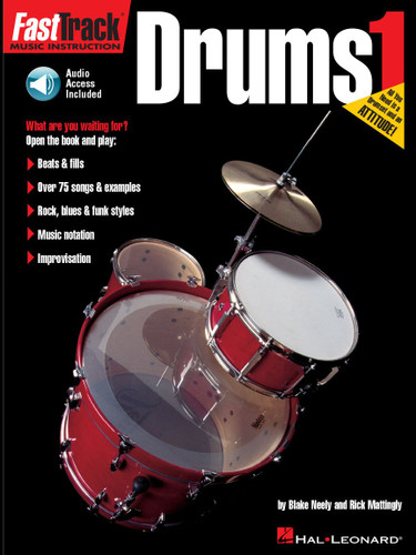 FastTrack Drums Method Book 1 | Beginner Drum Lessons Songbook