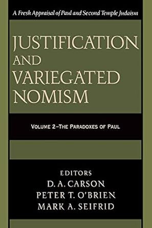 Justification and Variegated Nomism