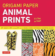 Origami Paper - Animal Prints - 8 1/4" - 49 Sheets