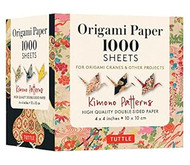 Origami Paper 1 000 sheets Kimono Patterns 4"