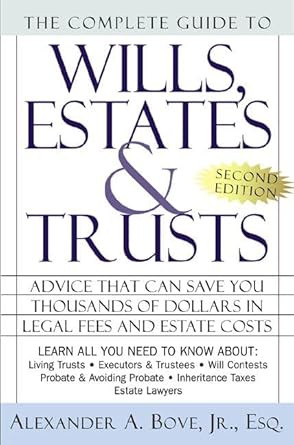 The Complete Book of Wills Estates and Trusts