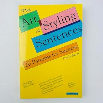 The Art of Styling Sentences