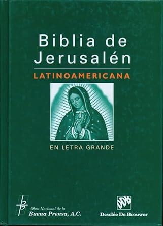 Biblia De Jerusalen Latinoamericana En Letra Grande