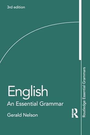 English: An Essential Grammar: An Essential Grammar
