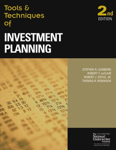 Tools And Techniques Of Investment Planning