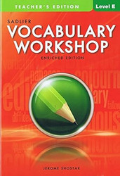 Vocabulary Woorkshop Teacher's Edition Level E Grade 10
