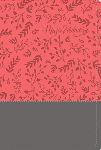 Biblia devocional Mujer Verdadera RVR60 Duo-tono Coral