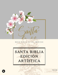 NBLA Santa Biblia Arte con bordes dorados Palabras de Jesusen Rojo