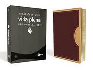 RVR60 Biblia de Estudio de la vida plena Leathersoft Rojo-Beige