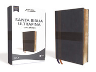 NBLA Santa Biblia Ultrafina Letra grande Leathersoft Azul