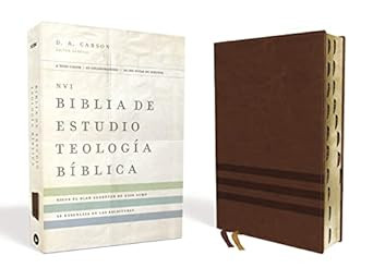 NVI Biblia de Estudio Teologia Biblica Interior a cuatro