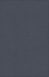 NBLA Biblia de Estudio MacArthur Piel genuina Azul pizarra