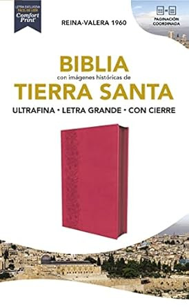 RVR60 Santa Biblia Tierra Santa Ultrafina Letra grande