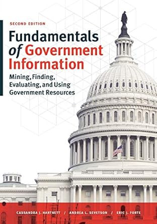 Fundamentals of Government Information