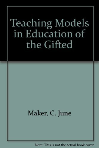 Teaching Models In Education Of The Gifted