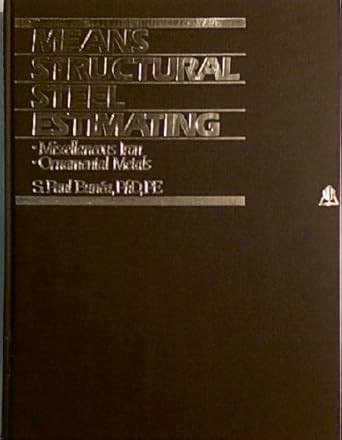 Means Structural Steel Estimating