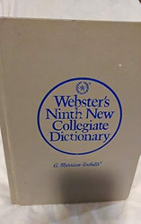 Websters Ninth New Collegiate Dictionary