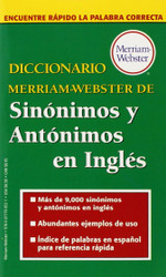 Diccionario Merriam-Webster De Sinonimos Y Antonimos En Ingles