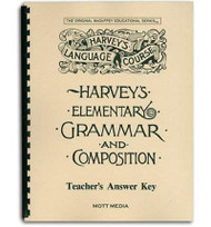 Answer Key for Harvey's Elementary Grammar and Composition
