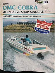 OMC Cobra Stern Drive Shop Manual 1986-1993