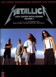 Metallica Easy Guitar Songbook with Lessons 13 Classic Hits