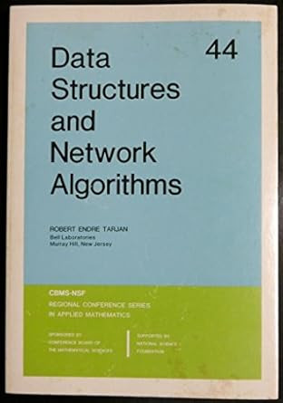 Data Structures and Network Algorithms