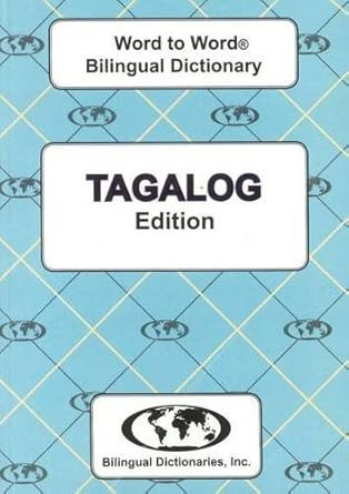 Tagalog edition Word To Word Bilingual Dictionary