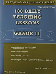 Easy Grammar Ultimate Series Teacher Book - Grade 11