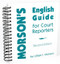 Morson's English Guide for Court Reporters