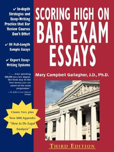 Scoring High On Bar Exam Essays