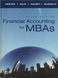 Financial Accounting for MBAs  by Peter D. Easton