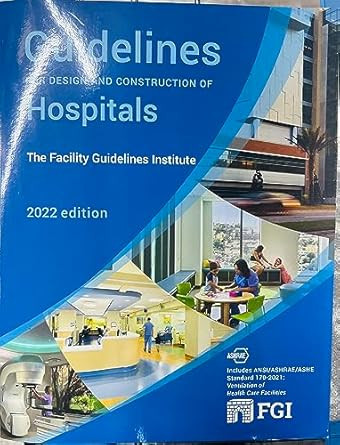 2022 FGI Guidelines for Design and Construction of Hospitals