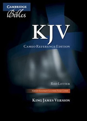 KJV Cameo Reference Edition Green Goatskin Leather