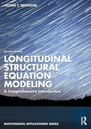 Longitudinal Structural Equation Modeling