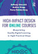 High-Impact Design for Online Courses