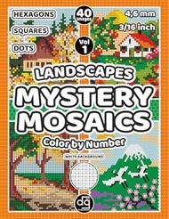 Mystery Mosaics Landscapes Color by Number Quest