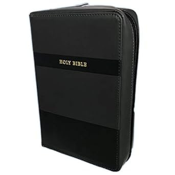 King James KJV Large Print Zippered Bible with Organizer