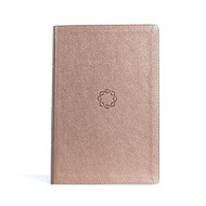 KJV Essential Teen Study Bible Rose Gold LeatherTouch 