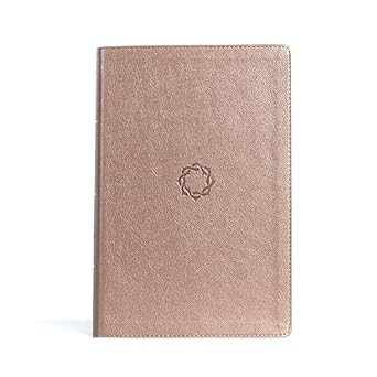 KJV Essential Teen Study Bible Rose Gold LeatherTouch 