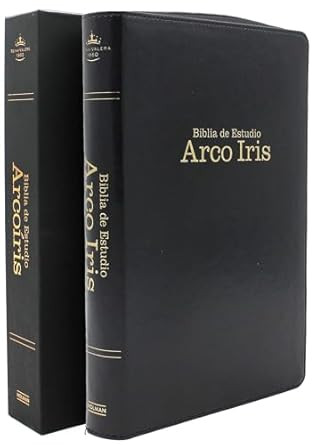 Biblia de Estudio Arco Iris Reina Valera 1960 con Cierre e