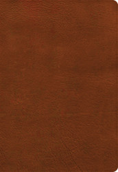 NASB Super Giant Print Reference Bible Burnt Sienna LeatherTouch