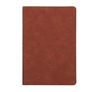NASB Giant Print Reference Bible Burnt Sienna LeatherTouch Red