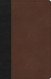 CSB Thinline Bible Black/Brown Leather
