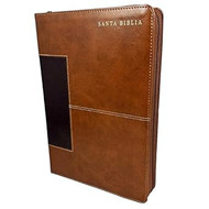 Biblia Letra Super Gigante 19 puntos con cierre RV1960 caoba con