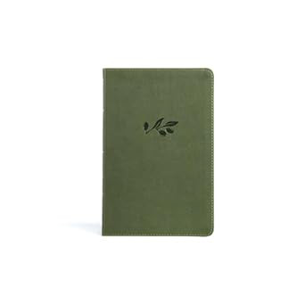 KJV Thinline Bible Olive LeatherTouch Red Letter Pure Cambridge